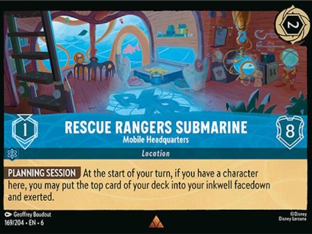 Rescue Rangers Submarine - Mobile Headquarters (169 204) [Azurite Sea] Online Sale