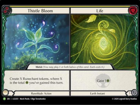 Thistle Bloom    Life [LGS351] (Promo)  Cold Foil on Sale