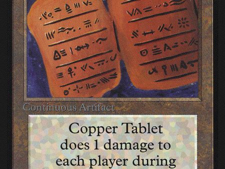 Copper Tablet [International Collectors  Edition] Cheap