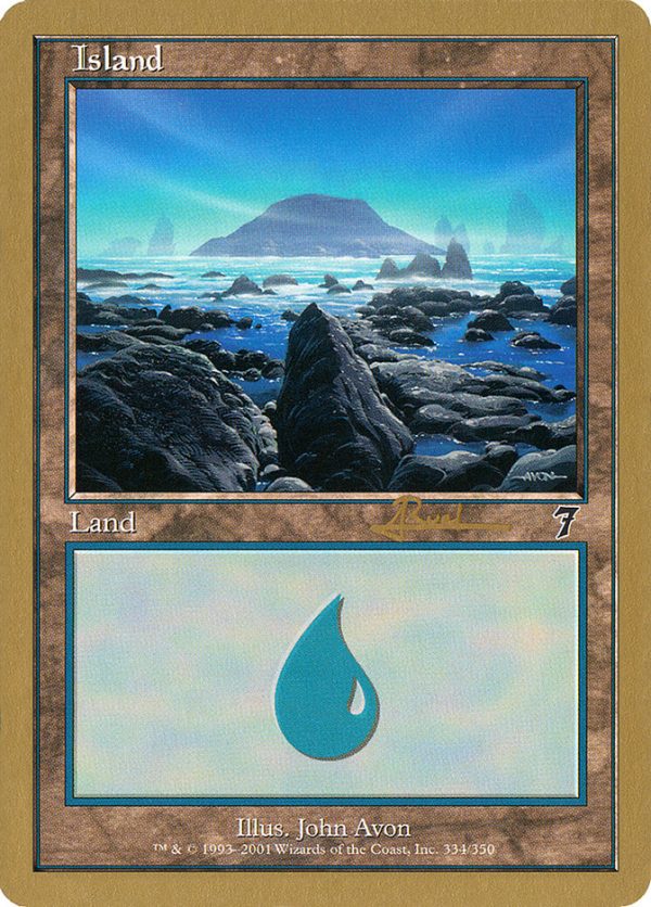 Island (ar334) (Antoine Ruel) [World Championship Decks 2001] Online