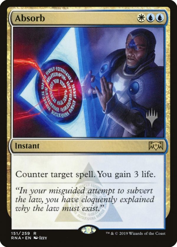 Absorb (Promo Pack) [Ravnica Allegiance Promos] For Cheap