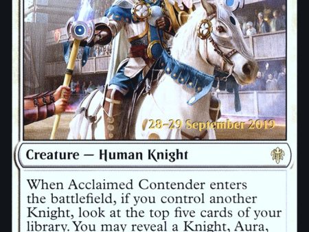 Acclaimed Contender [Throne of Eldraine Prerelease Promos] Supply