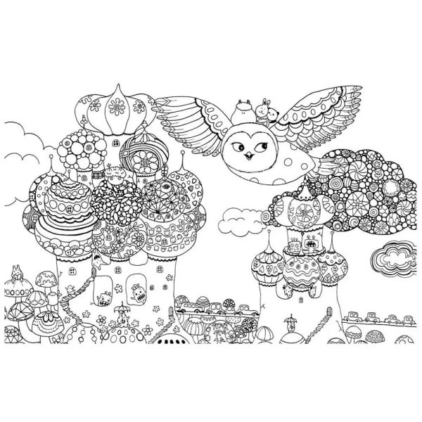 A Million Owls Coloring Book Online