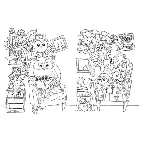 A Million Owls Coloring Book Online