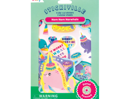 Scented Scratch Stickers: Nom Nom Narwhals For Cheap