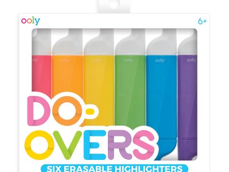 Do-Overs Erasable Highlighters - Set of 6 Sale