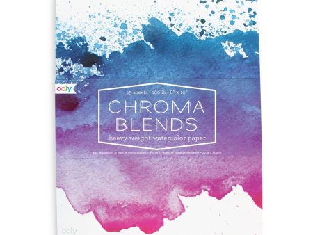 8  x 10  Chroma Blends Watercolor Pad Hot on Sale