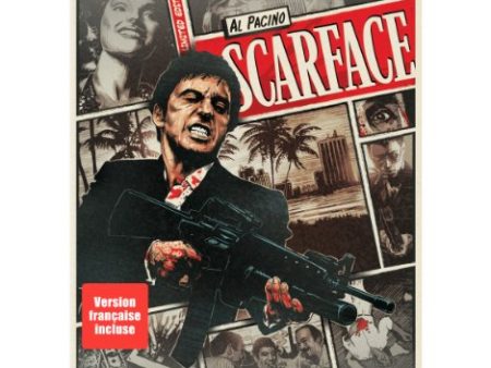 SCARFACE (1983) (STEELBOOK EDITION) [BLU-RAY + DVD + DIGITAL COPY + ULTRAVIOLET] (BILINGUAL) Online now